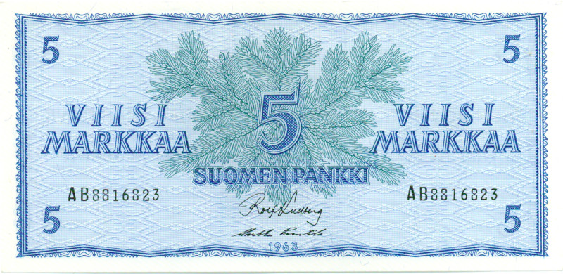 5 Markkaa 1963 AB8816823